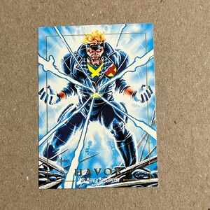 1992 SkyBox Marvel Masterpieces Havok #35 Trading Card